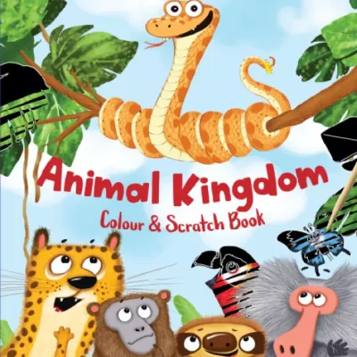 Animal Kingdom Colour and Scratch Book