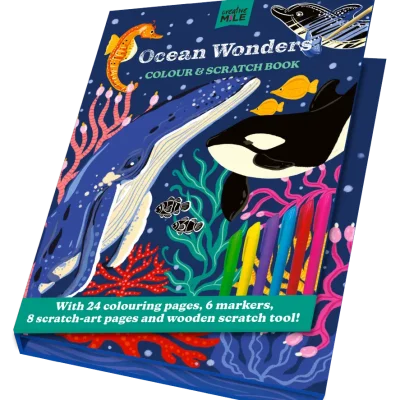 Ocean Wonders Colour and Scratch Book