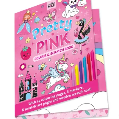 Pretty in Pink Colour and Scratch Book