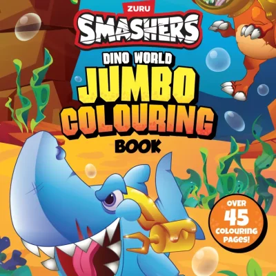 Smashers Dino World Jumbo Colouring Book
